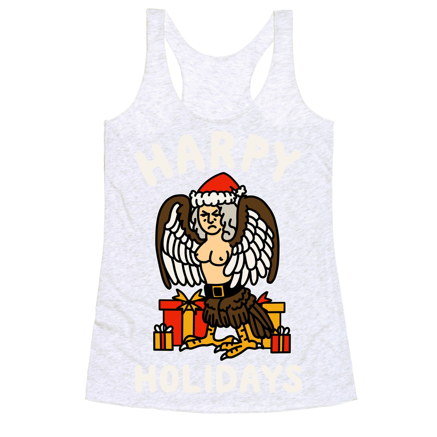 Harpy Holidays Racerback Tank