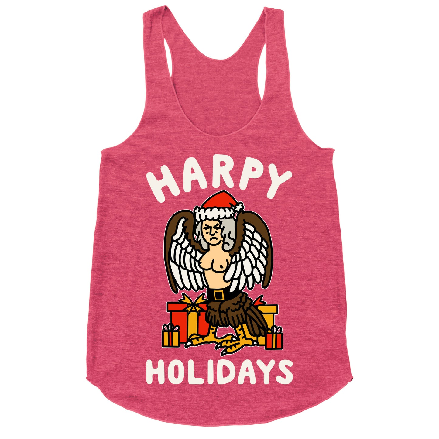 Harpy Holidays Racerback Tank