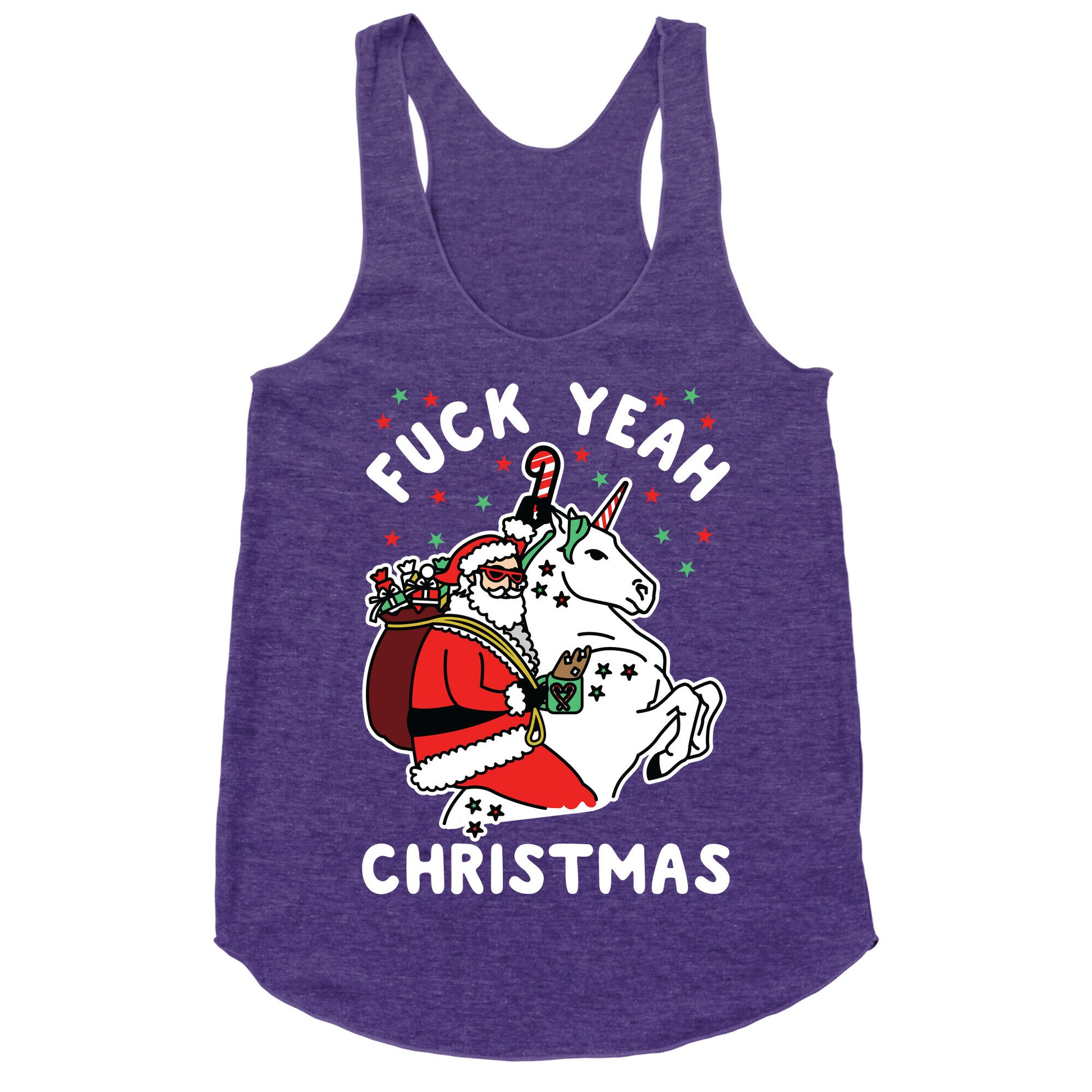 Fuck Yeah Christmas Racerback Tank