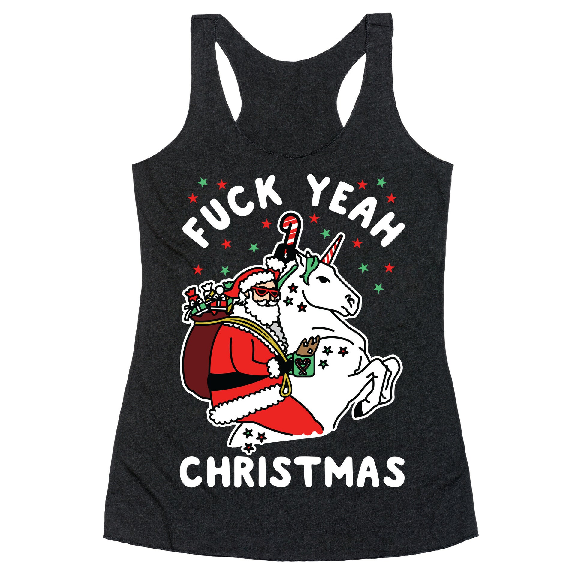 Fuck Yeah Christmas Racerback Tank