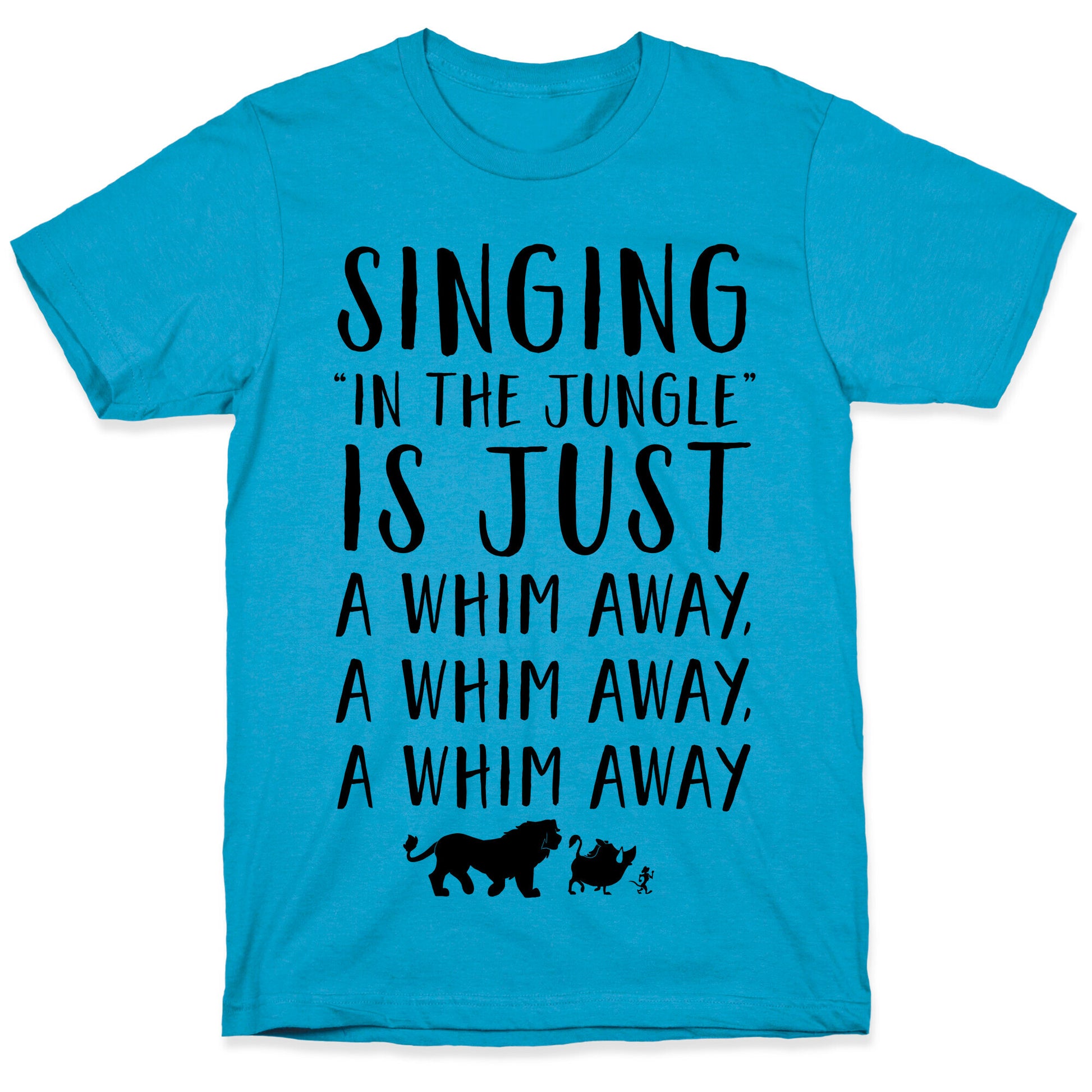 Singing In The Jungle Is Just A Whim Away Unisex Triblend Tee