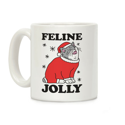 Feline Jolly Cat Coffee Mug