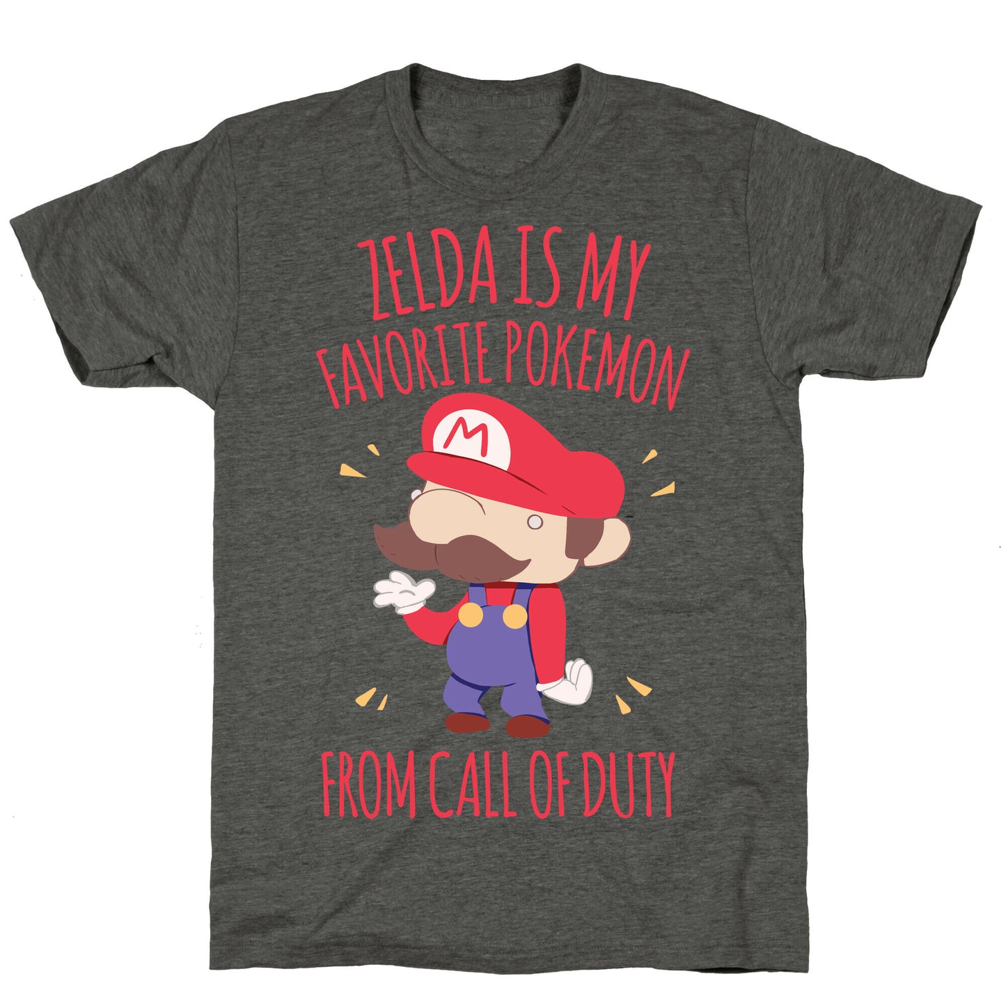 Zelda Is My Favorite Pokemon Unisex Triblend Tee