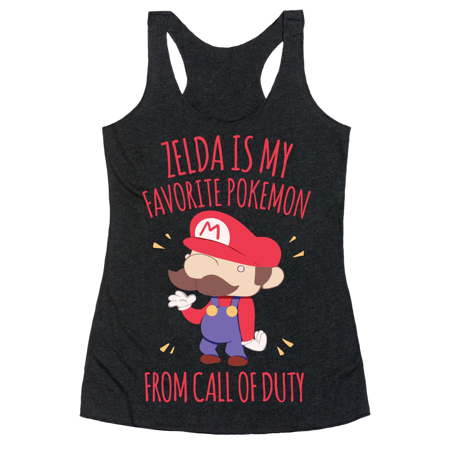Zelda Is My Favorite Pokemon Racerback Tank