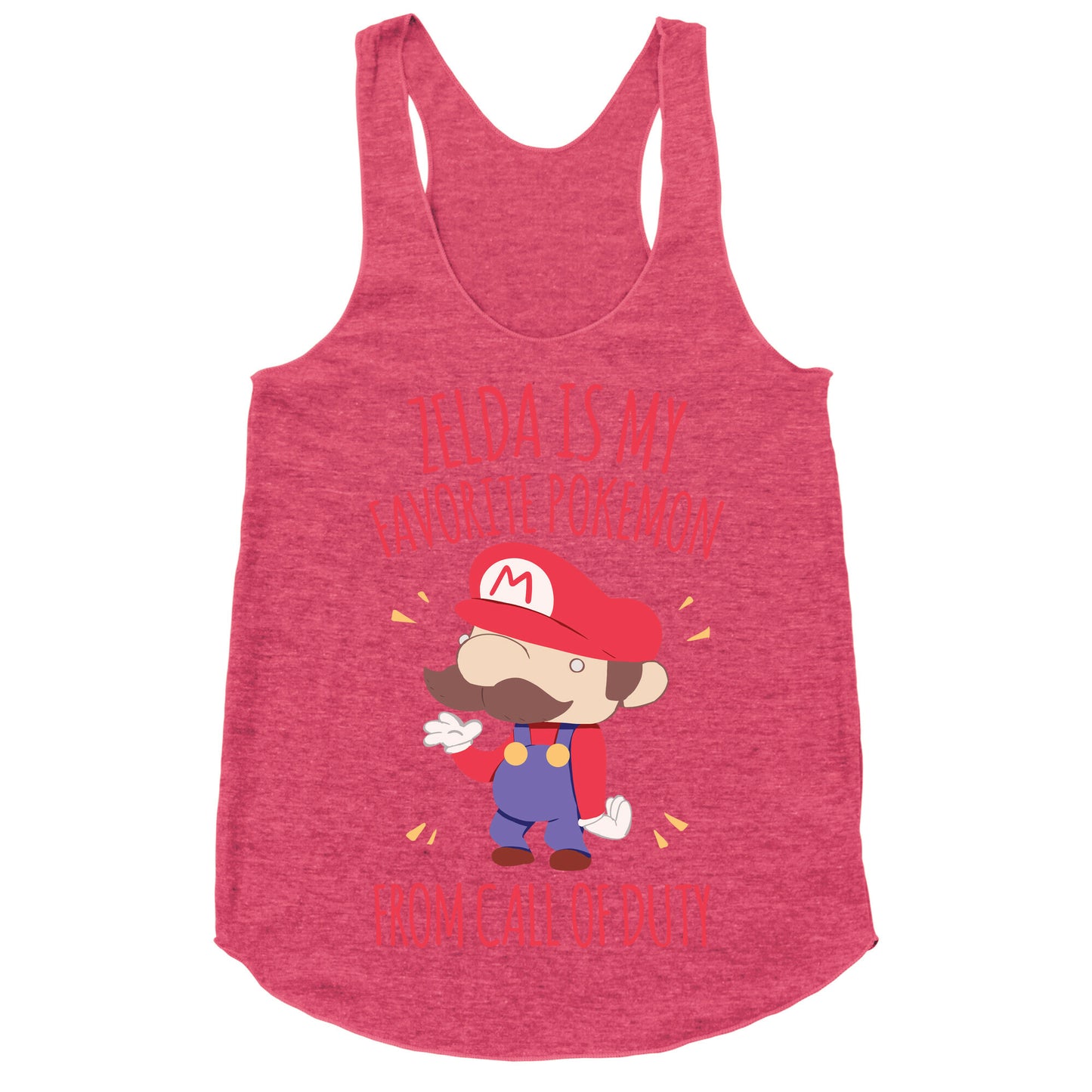 Zelda Is My Favorite Pokemon Racerback Tank