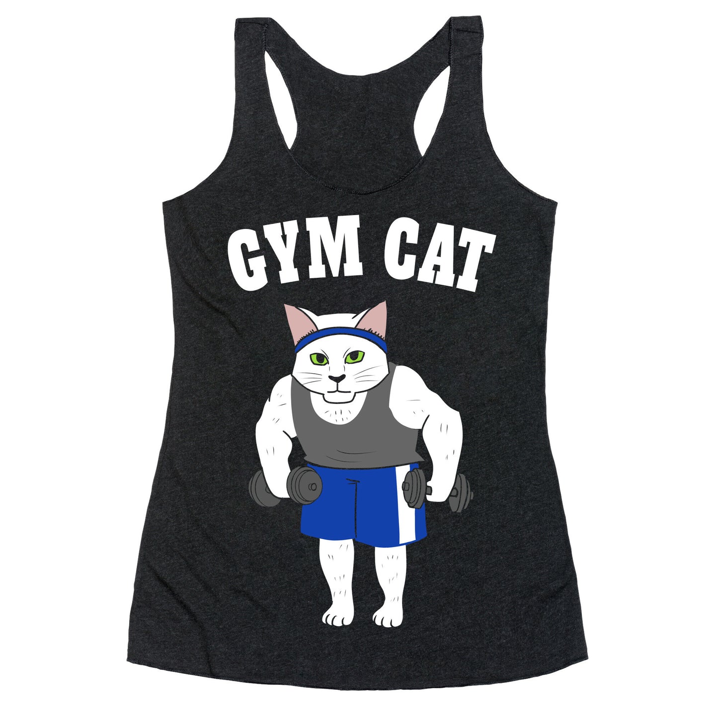 Gym Cat Racerback Tank
