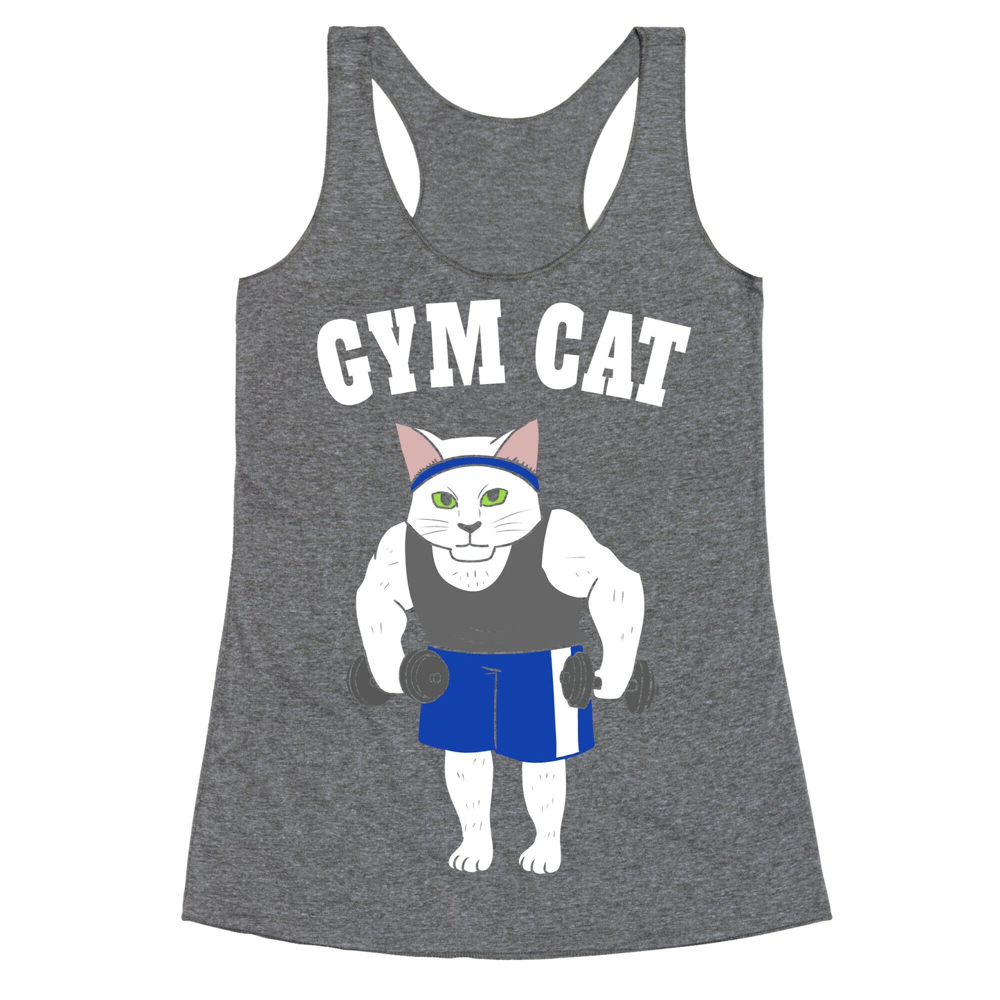 Gym Cat Racerback Tank