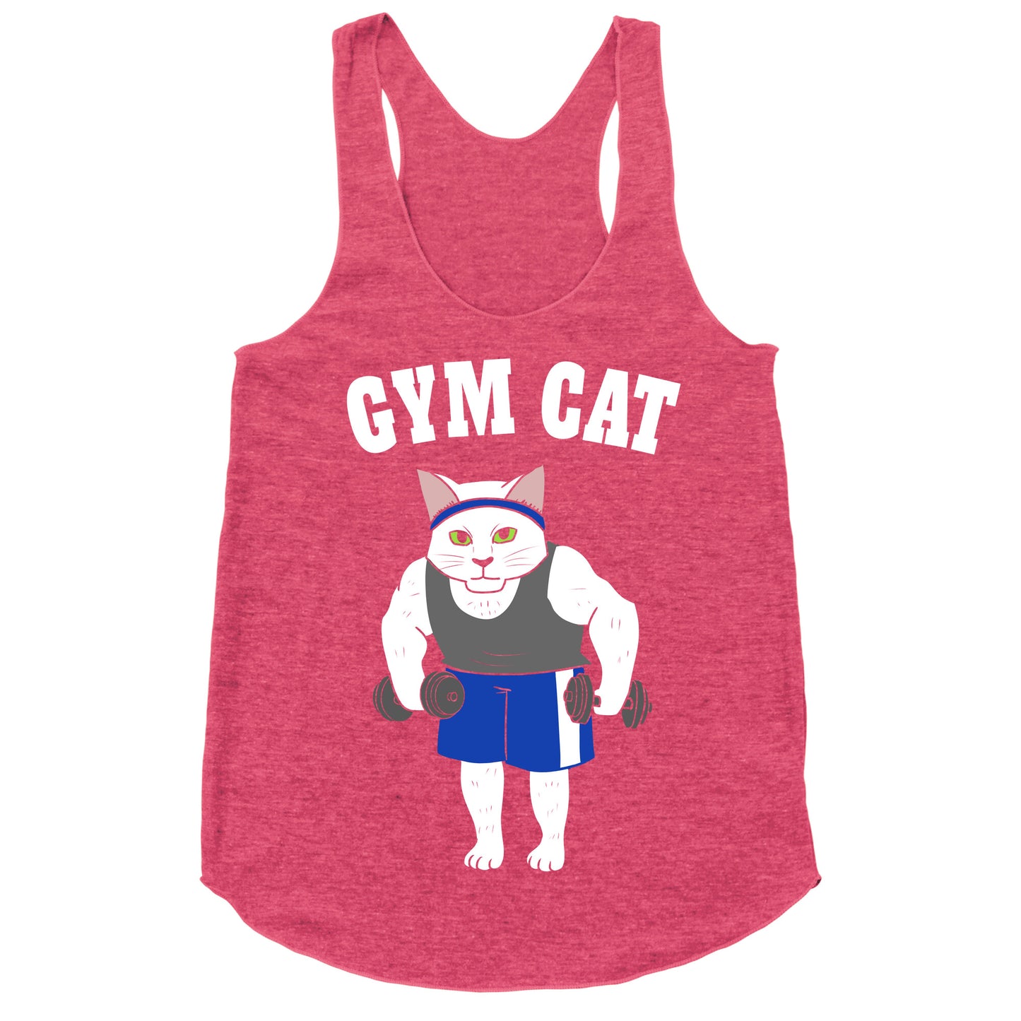 Gym Cat Racerback Tank