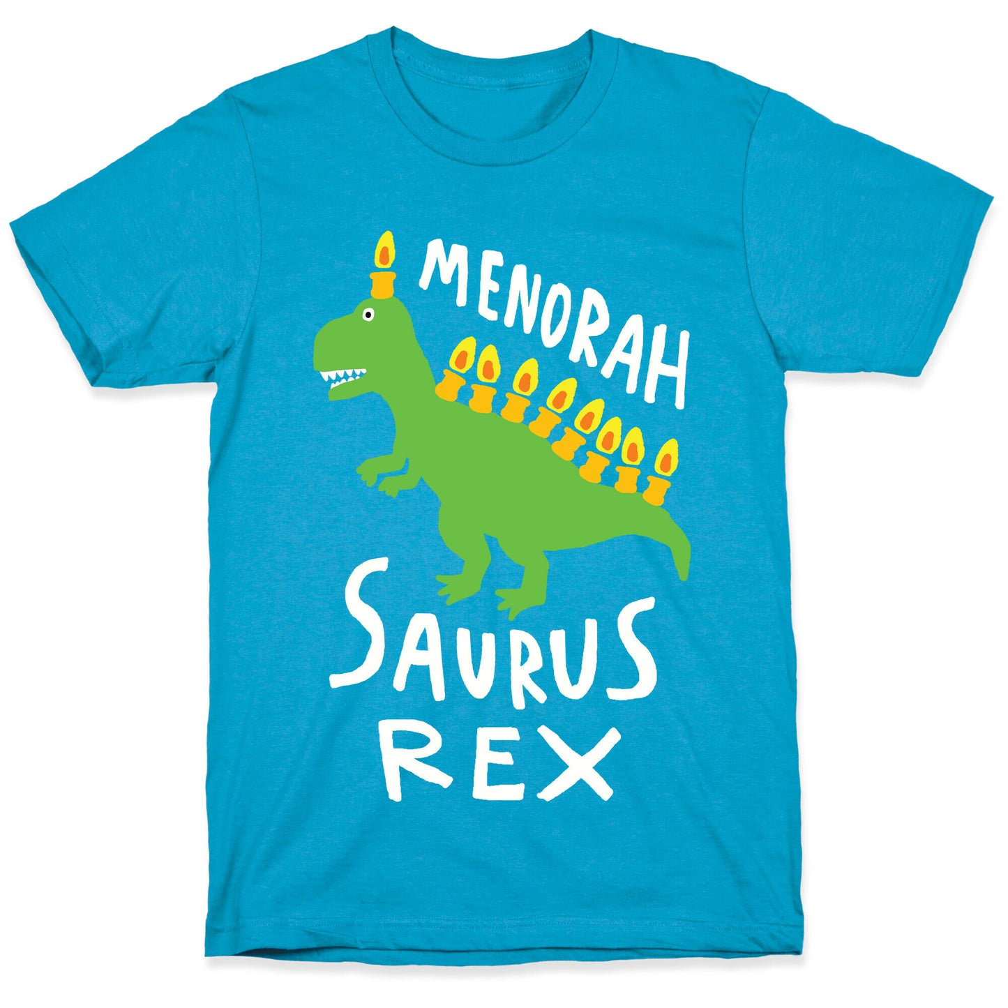 Menorah Saurus Rex Unisex Triblend Tee