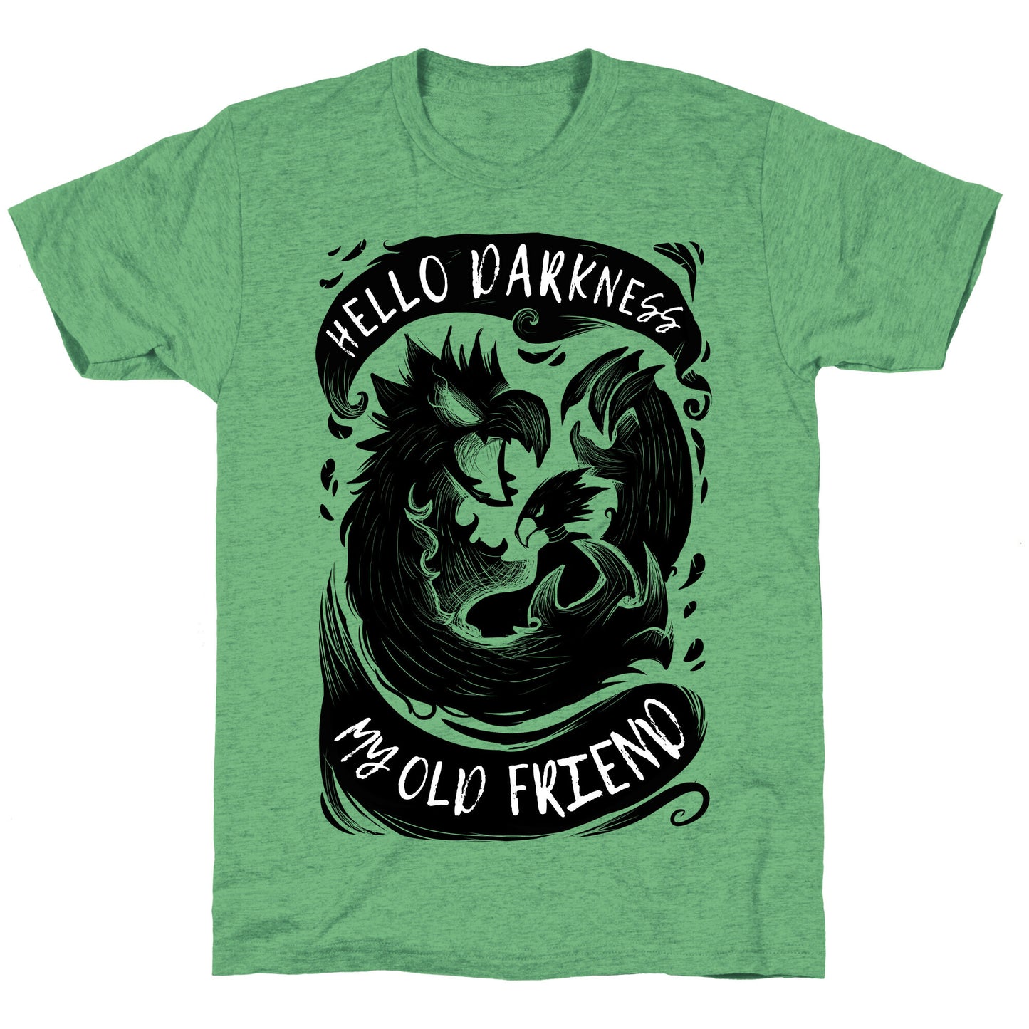 Tokoyami Hello Darkness My Old Friend Unisex Triblend Tee