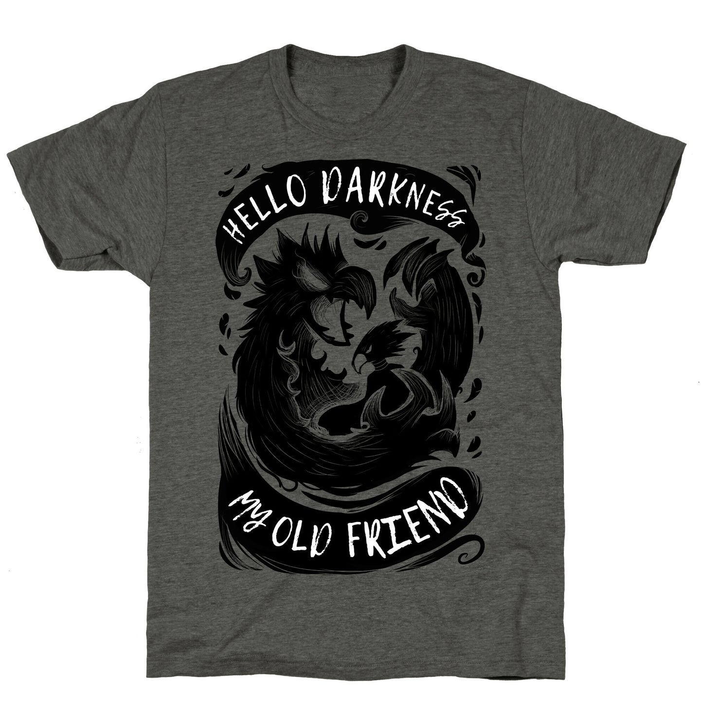 Tokoyami Hello Darkness My Old Friend Unisex Triblend Tee