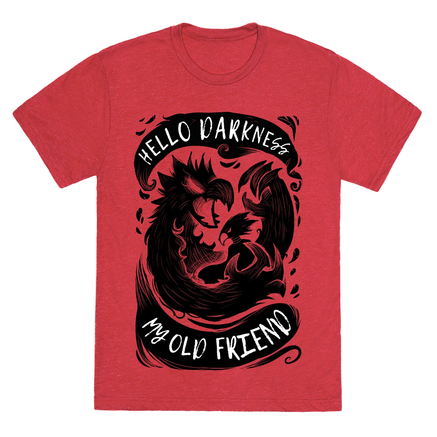 Tokoyami Hello Darkness My Old Friend Unisex Triblend Tee