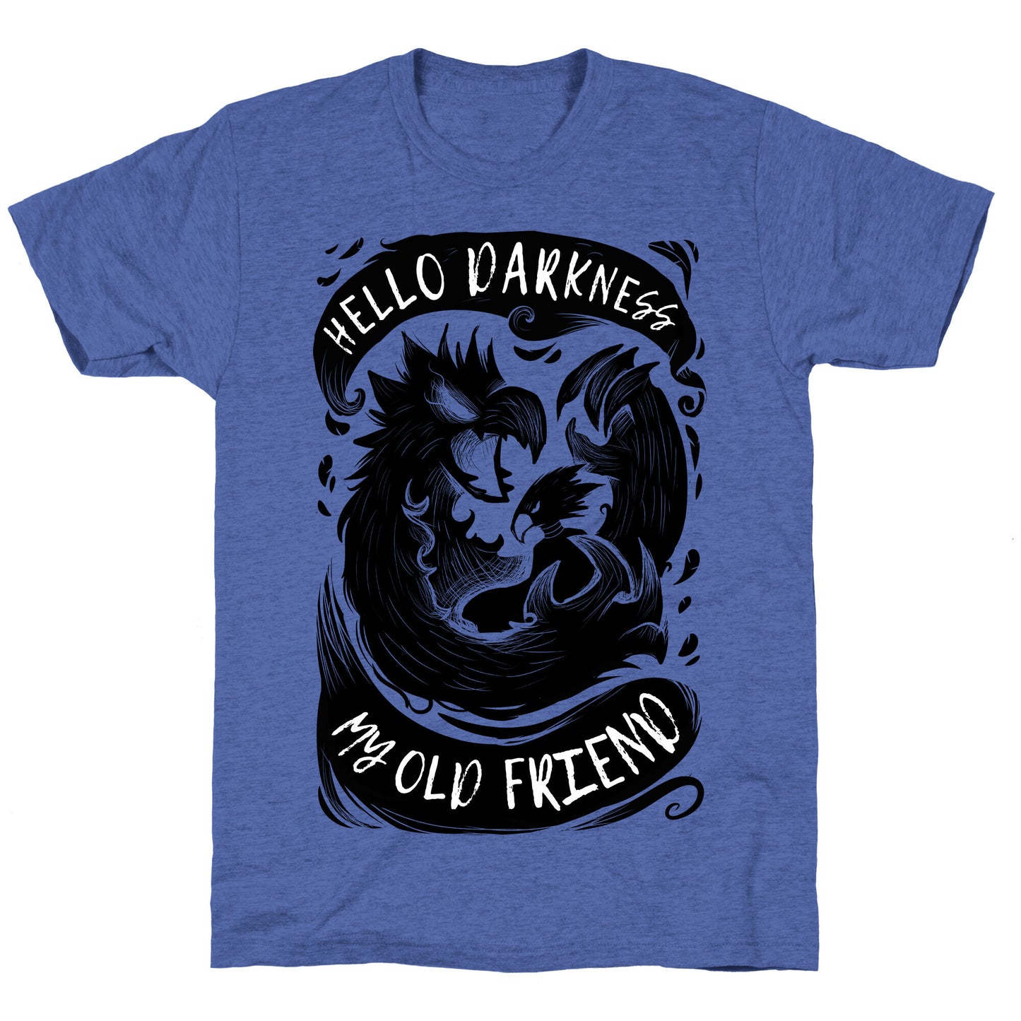 Tokoyami Hello Darkness My Old Friend Unisex Triblend Tee