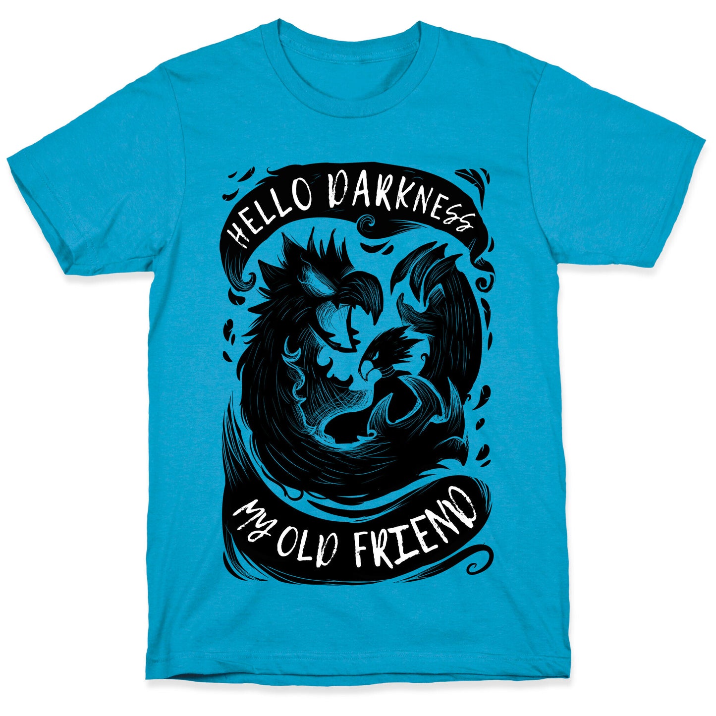 Tokoyami Hello Darkness My Old Friend Unisex Triblend Tee