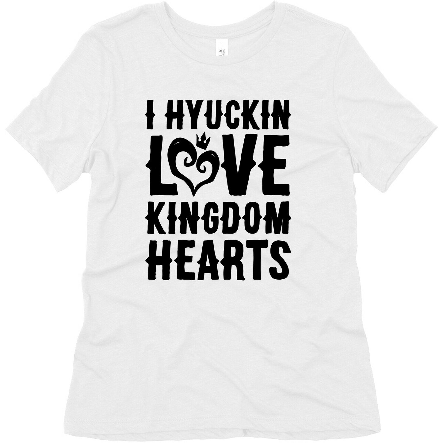 I Hyuckin Love Kingdom Hearts Parody Women's Triblend Tee