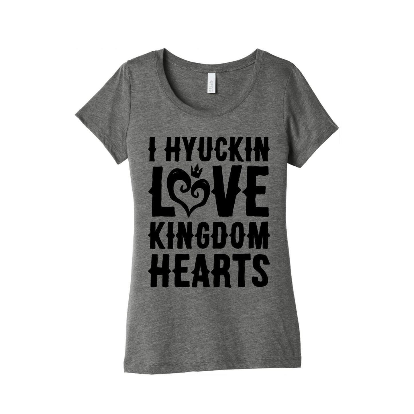 I Hyuckin Love Kingdom Hearts Parody Women's Triblend Tee