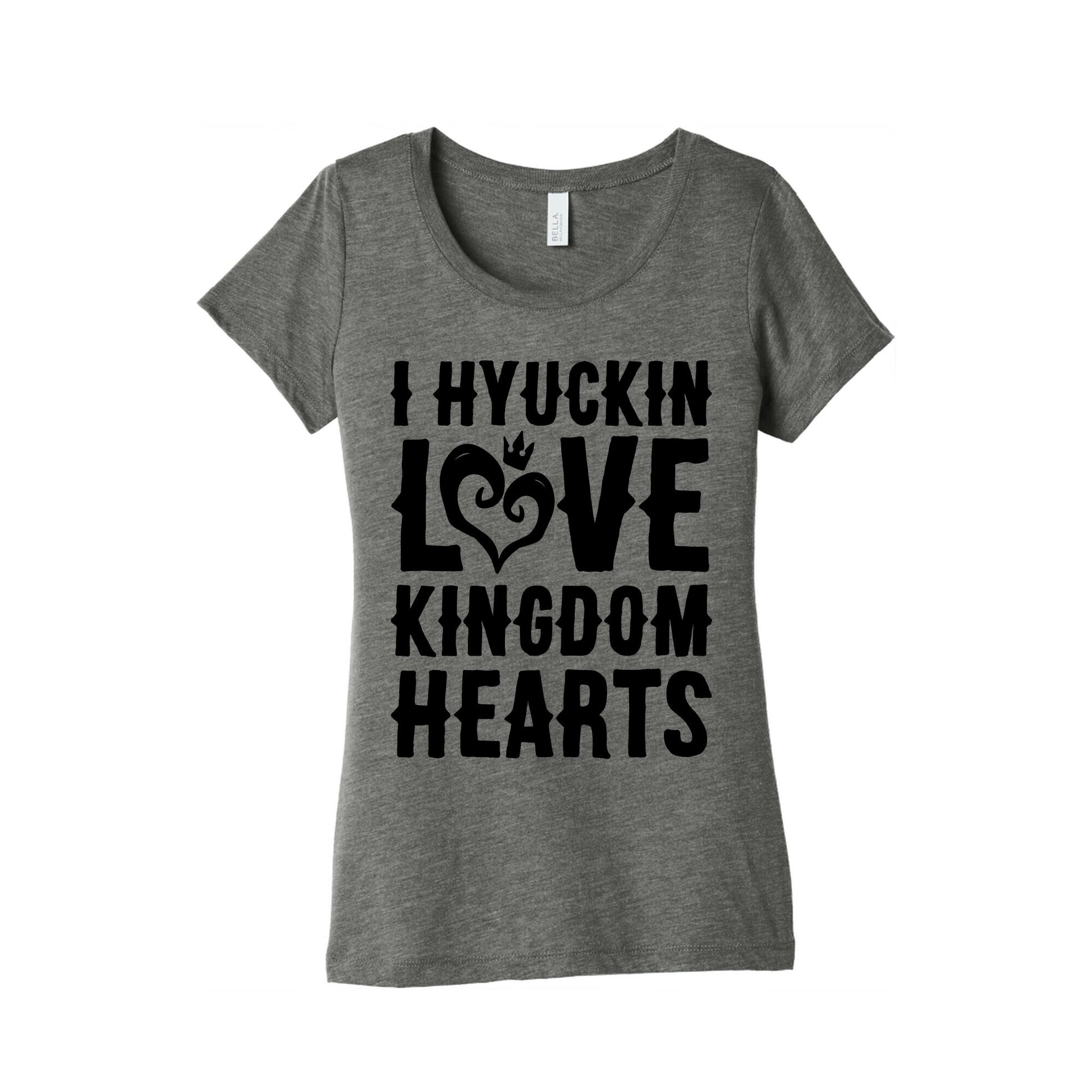 I Hyuckin Love Kingdom Hearts Parody Women's Triblend Tee