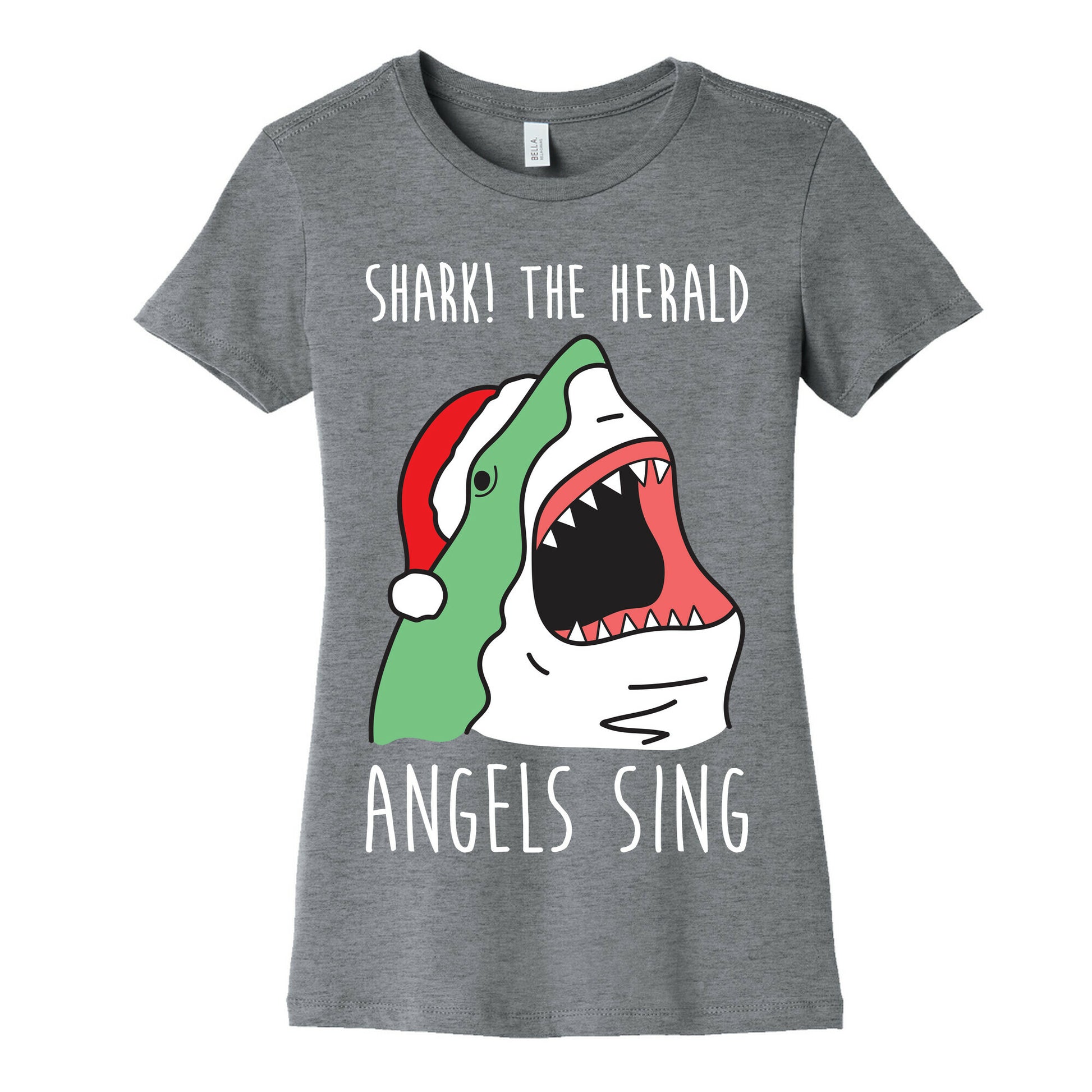 Shark! The Herald Angels Sing Women's Cotton Tee