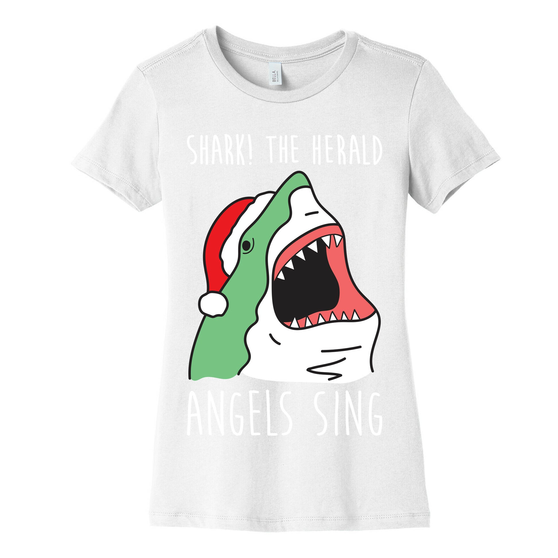 Shark! The Herald Angels Sing Women's Cotton Tee