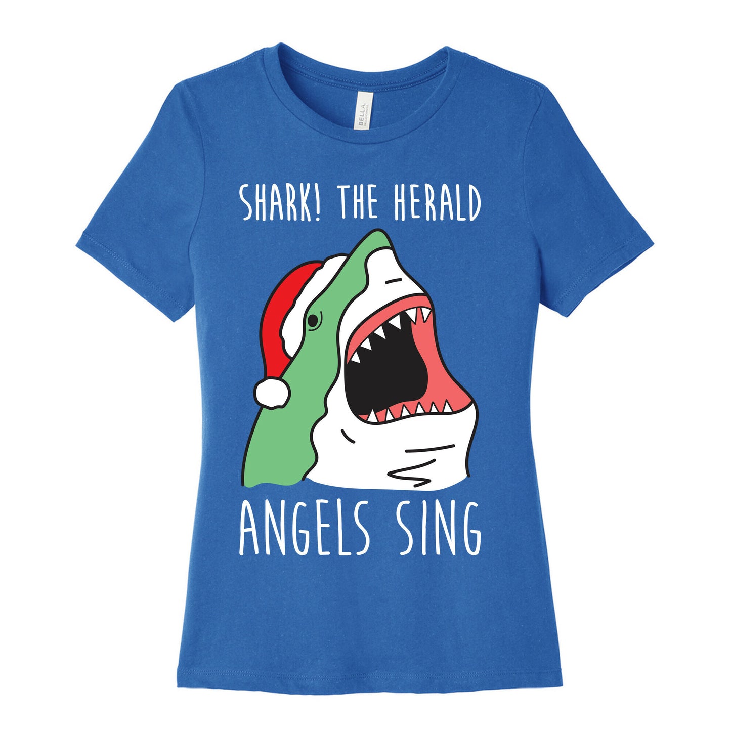Shark! The Herald Angels Sing Women's Cotton Tee
