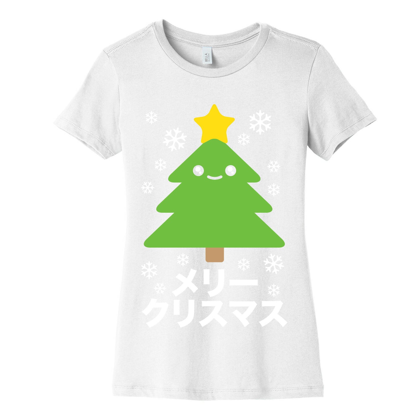 Kawaii Christmas Women's Cotton Tee