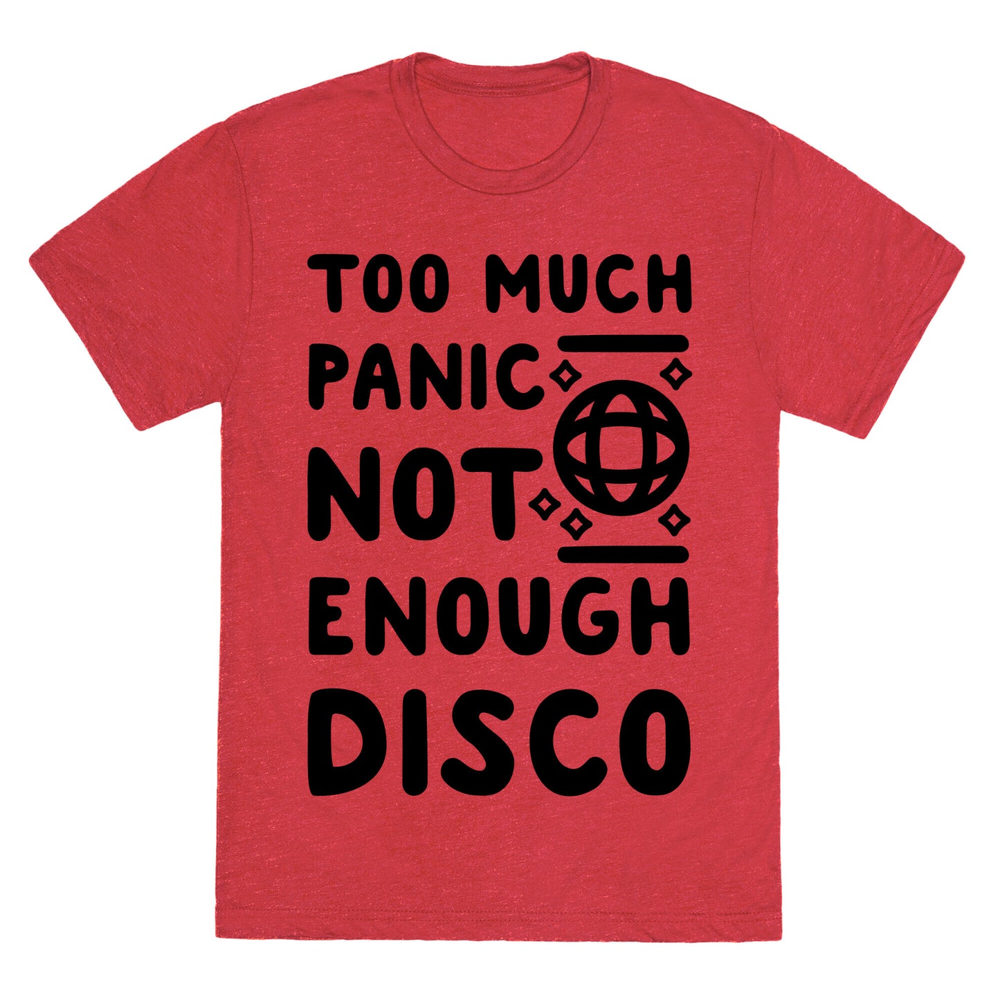 Too Much Panic Not Enough Disco Unisex Triblend Tee