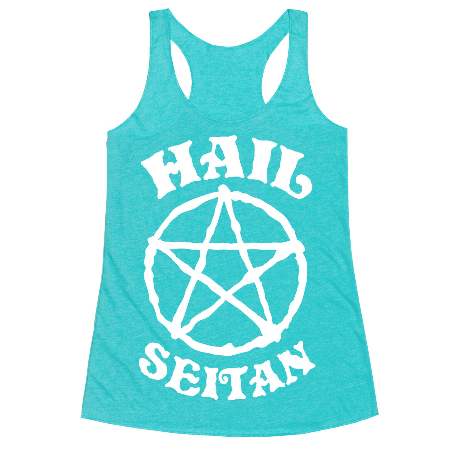 Hail Seitan Racerback Tank