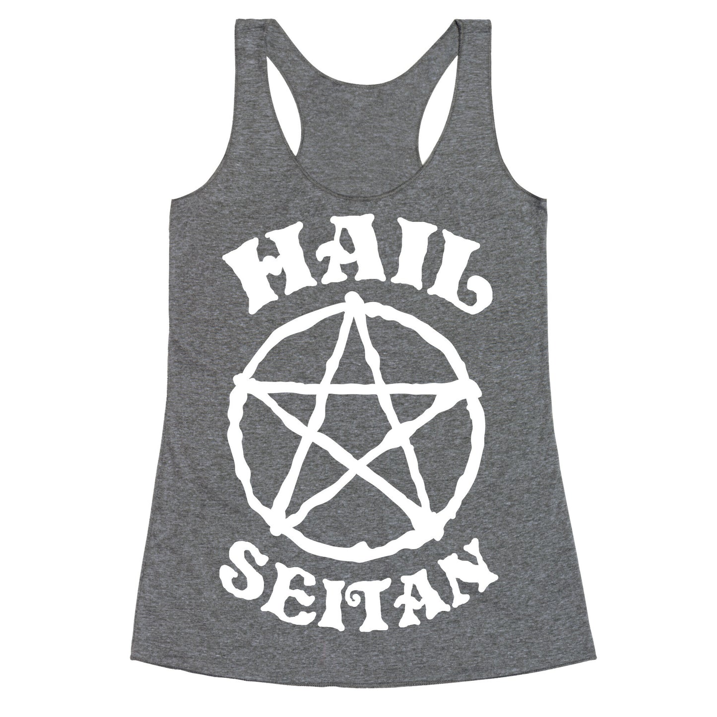 Hail Seitan Racerback Tank