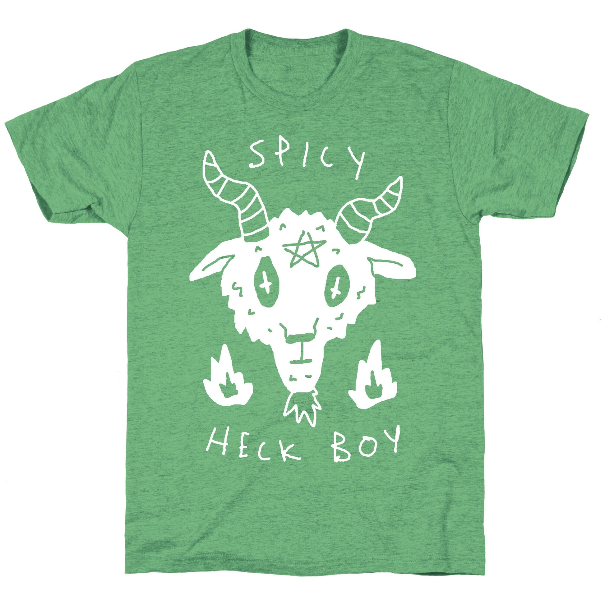 Spicy Heck Boy Satan Unisex Triblend Tee