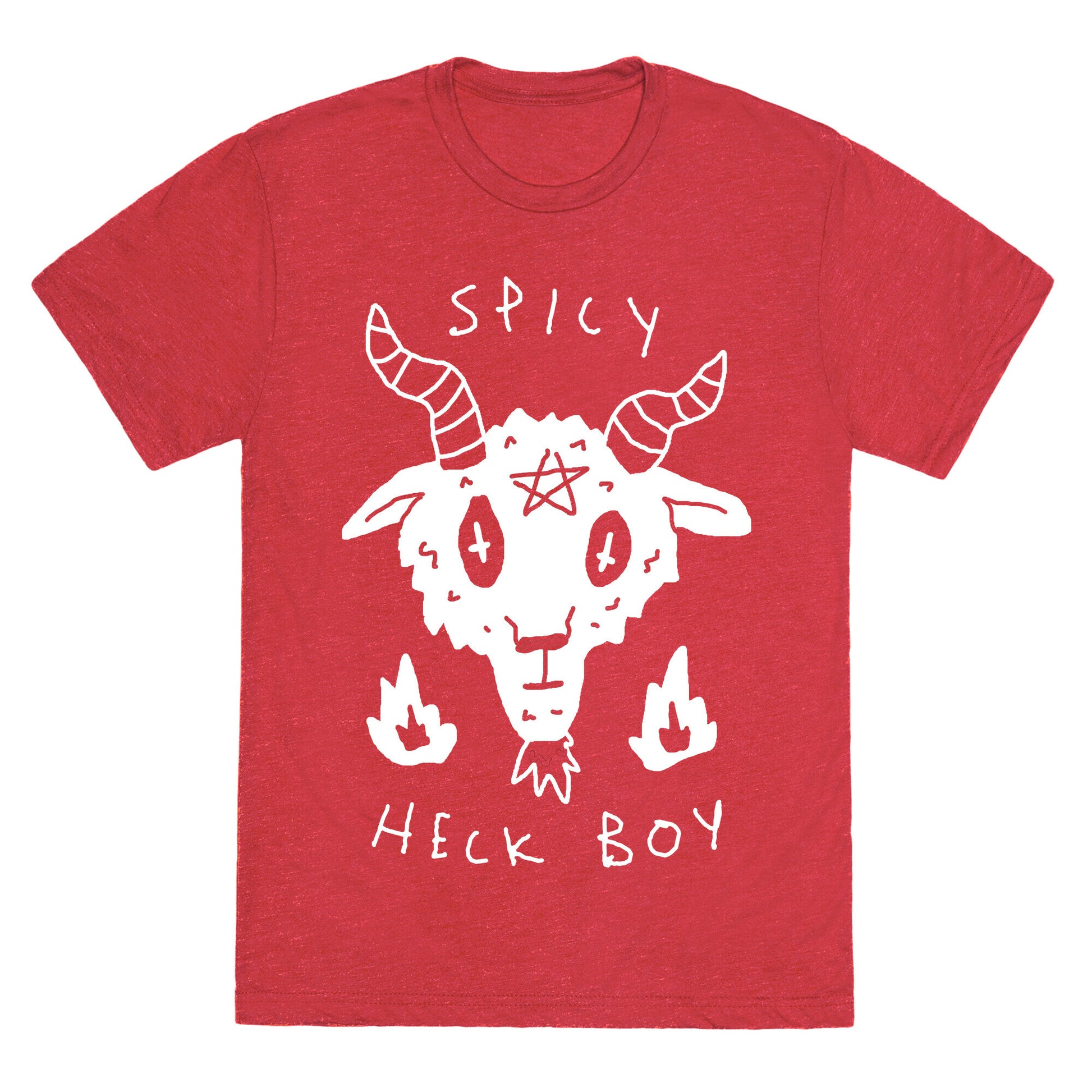 Spicy Heck Boy Satan Unisex Triblend Tee