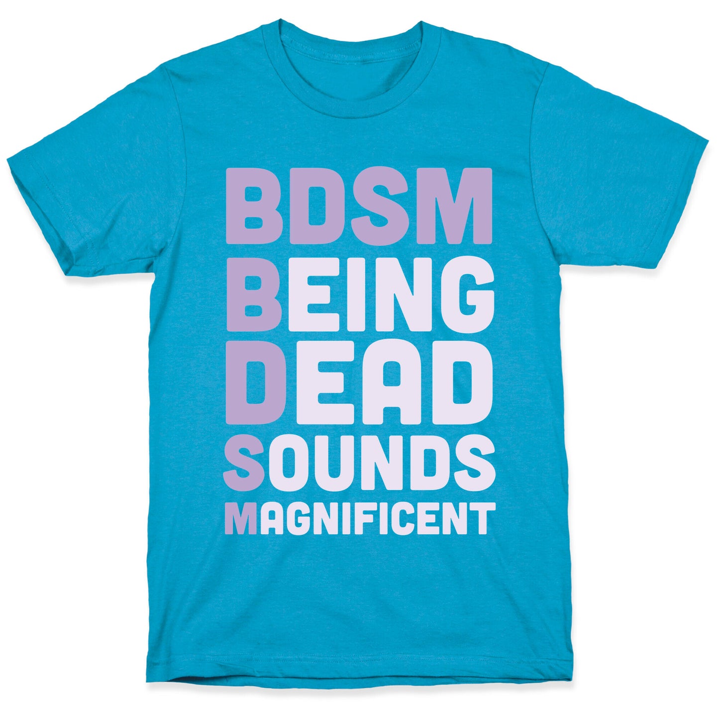 BDSM - Being Dead Sounds Magnificent Unisex Triblend Tee