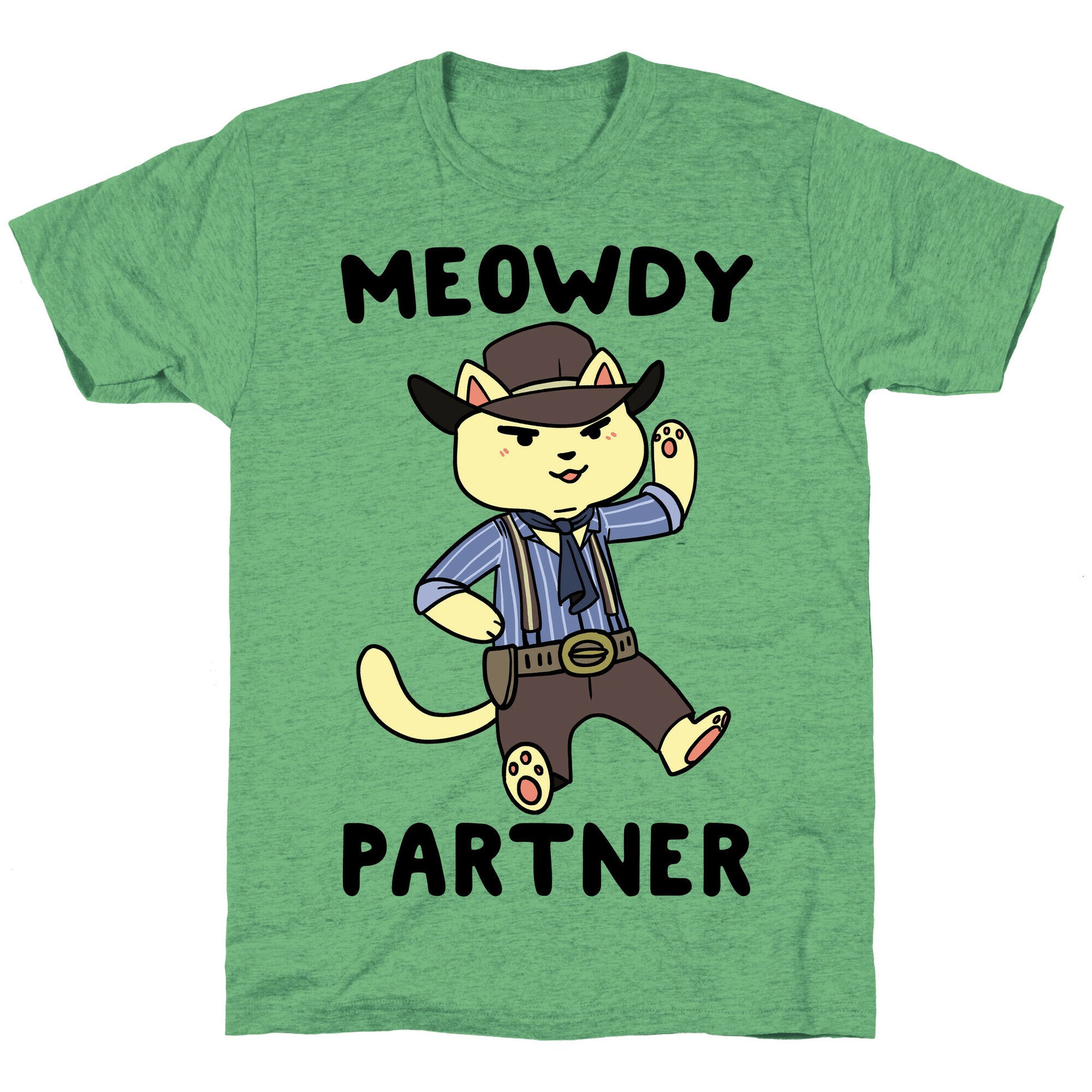 Meowdy, Partner - Arthur Morgan Unisex Triblend Tee