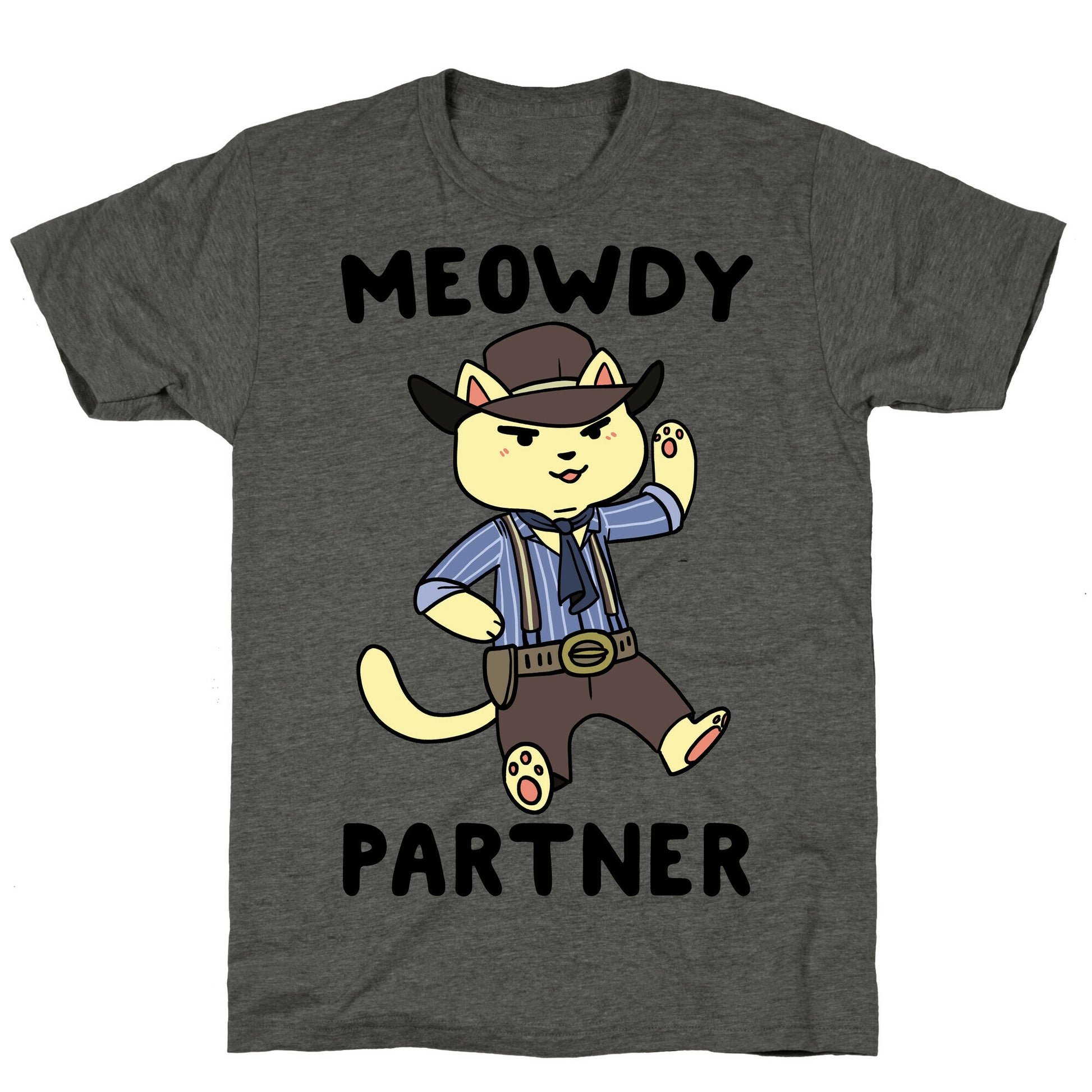 Meowdy, Partner - Arthur Morgan Unisex Triblend Tee