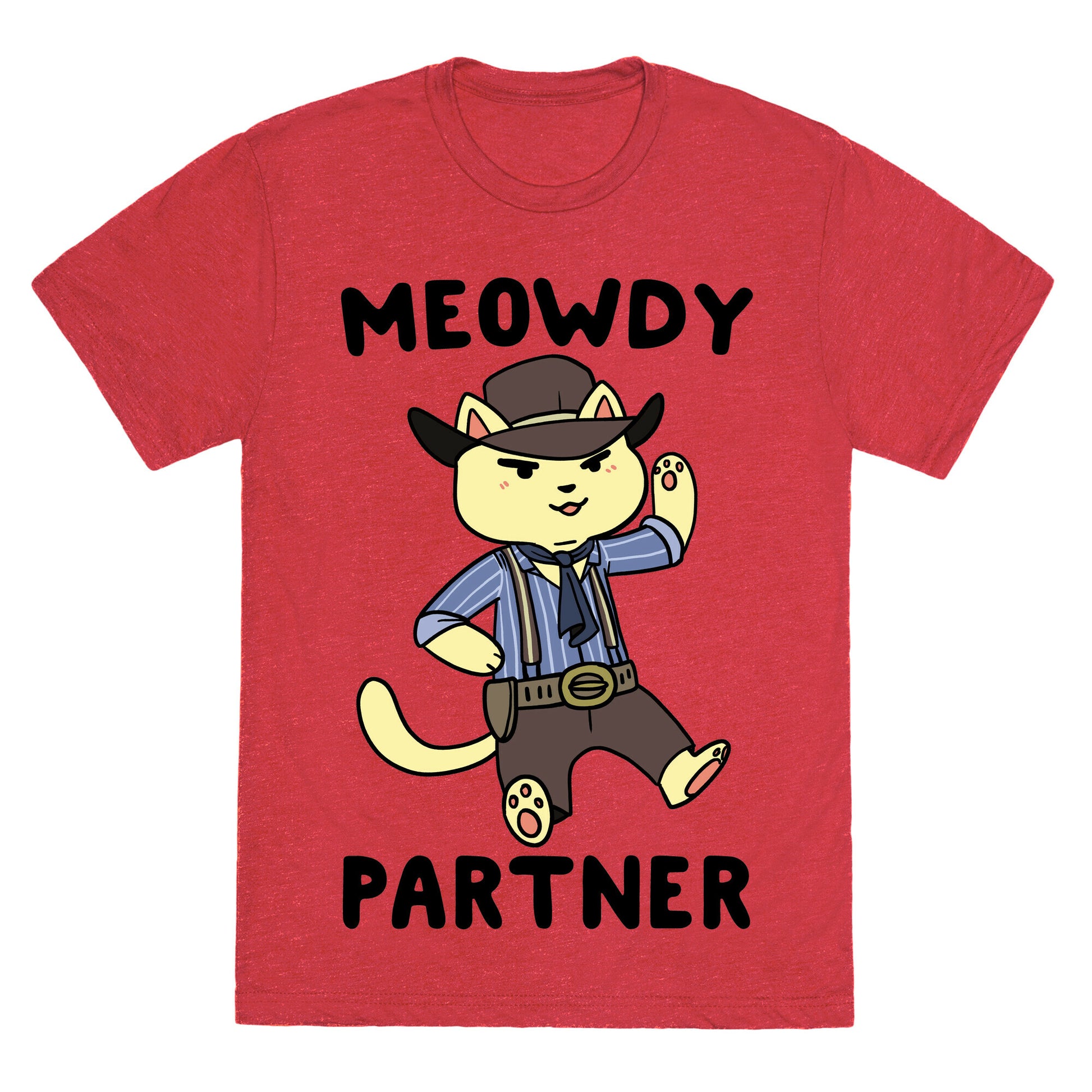 Meowdy, Partner - Arthur Morgan Unisex Triblend Tee