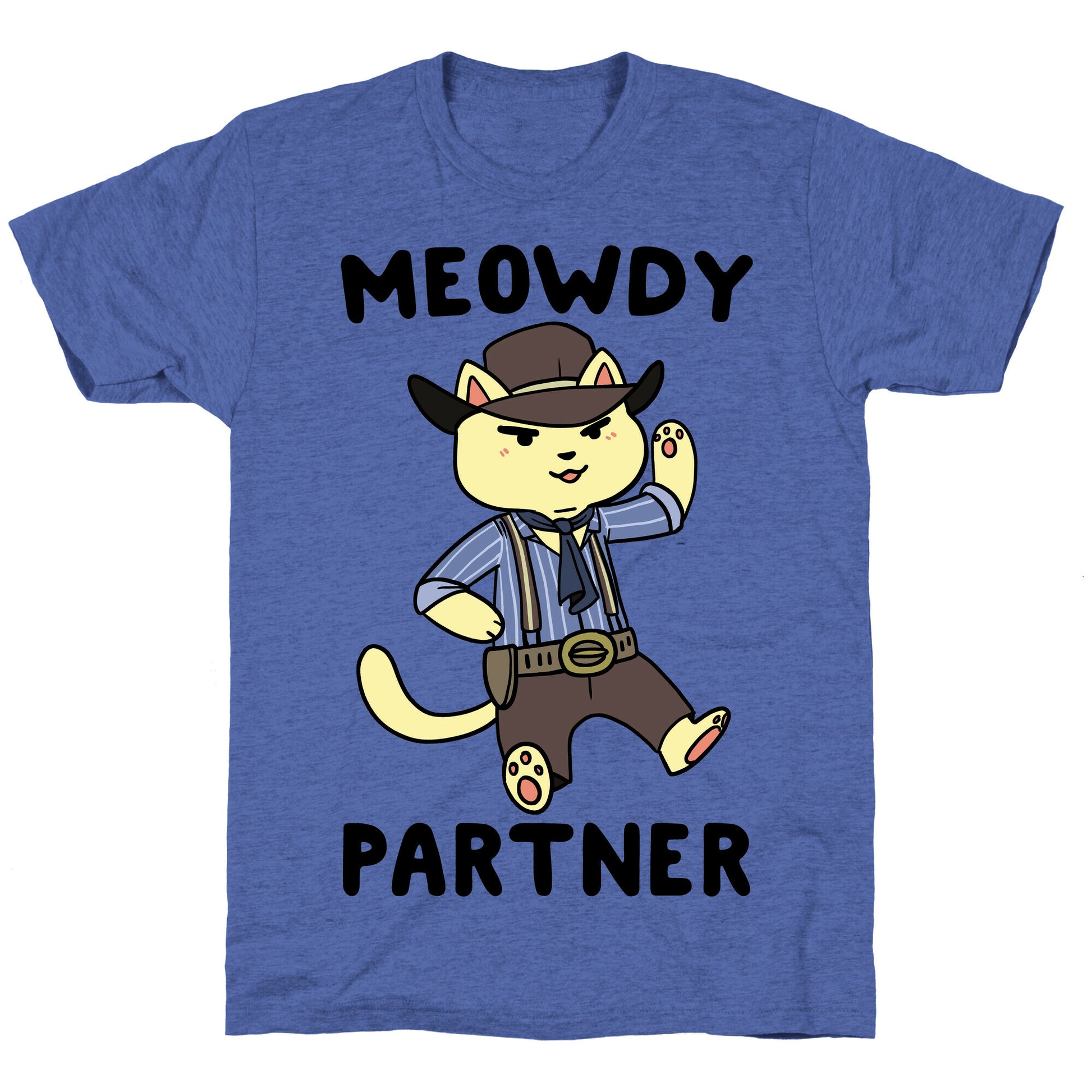 Meowdy, Partner - Arthur Morgan Unisex Triblend Tee