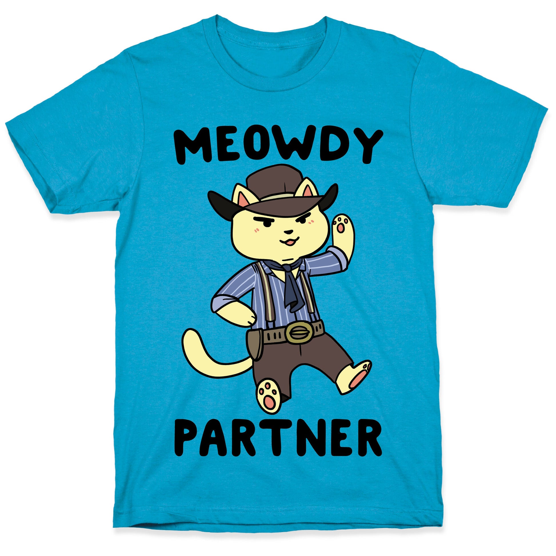 Meowdy, Partner - Arthur Morgan Unisex Triblend Tee