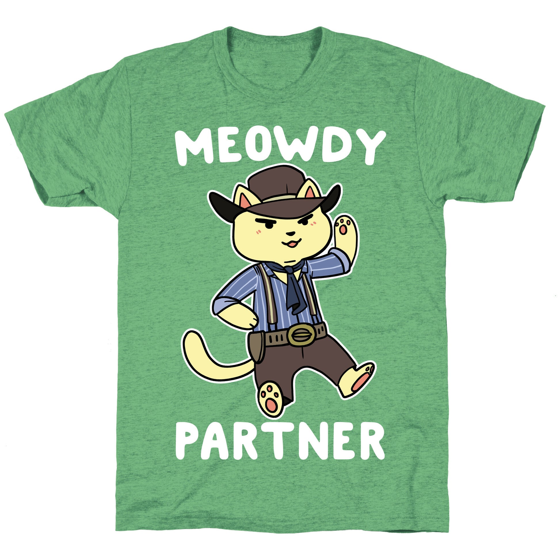 Meowdy, Partner - Arthur Morgan Unisex Triblend Tee