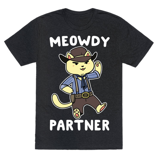 Meowdy, Partner - Arthur Morgan Unisex Triblend Tee