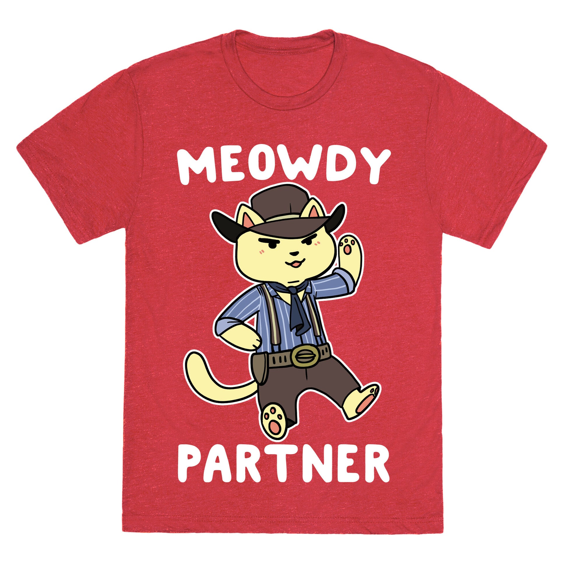 Meowdy, Partner - Arthur Morgan Unisex Triblend Tee