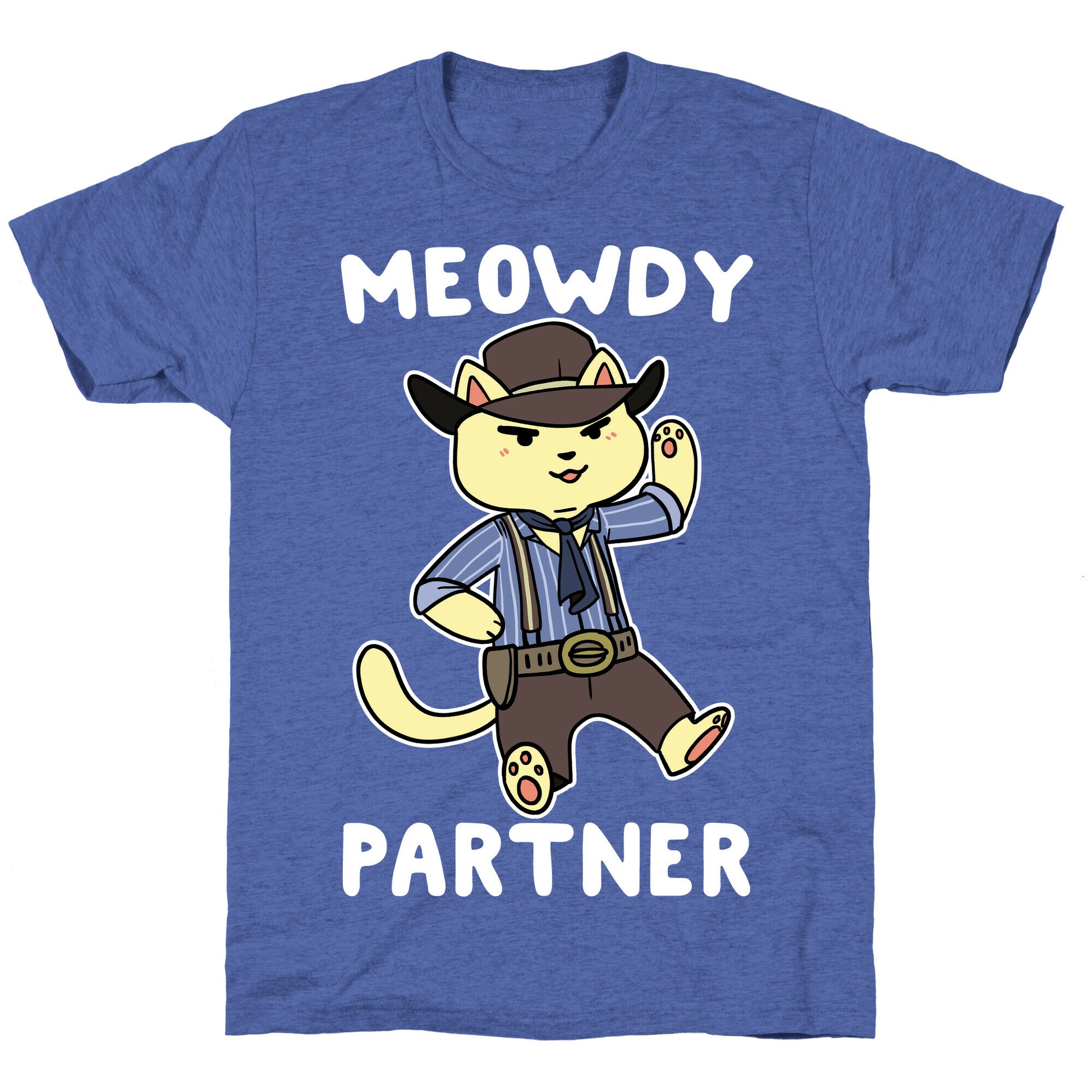 Meowdy, Partner - Arthur Morgan Unisex Triblend Tee
