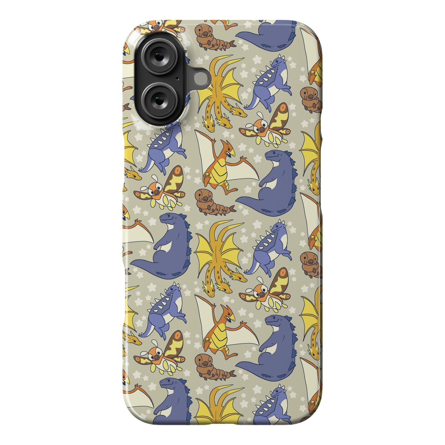 Godzilla and Friends Pattern Phone Case