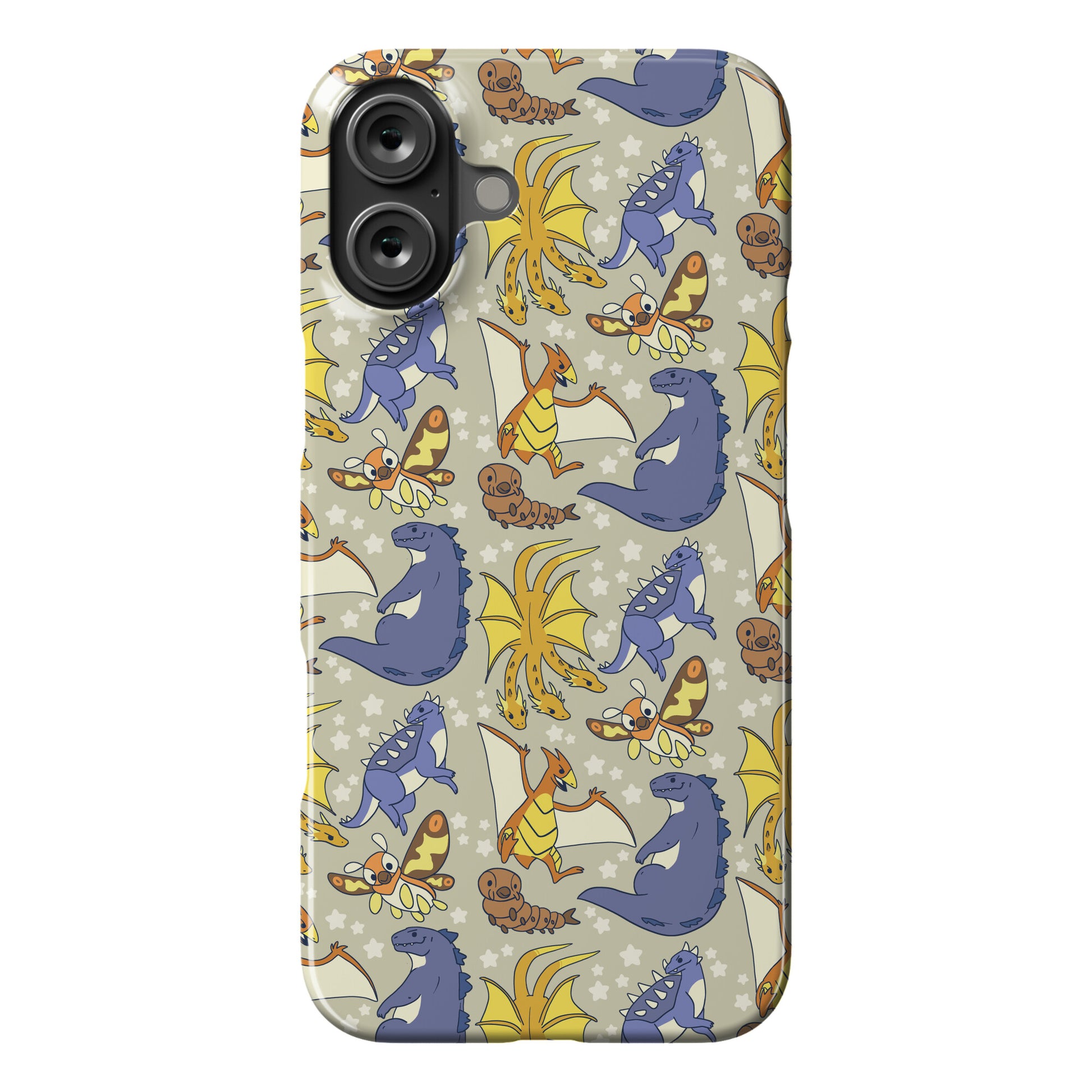 Godzilla and Friends Pattern Phone Case