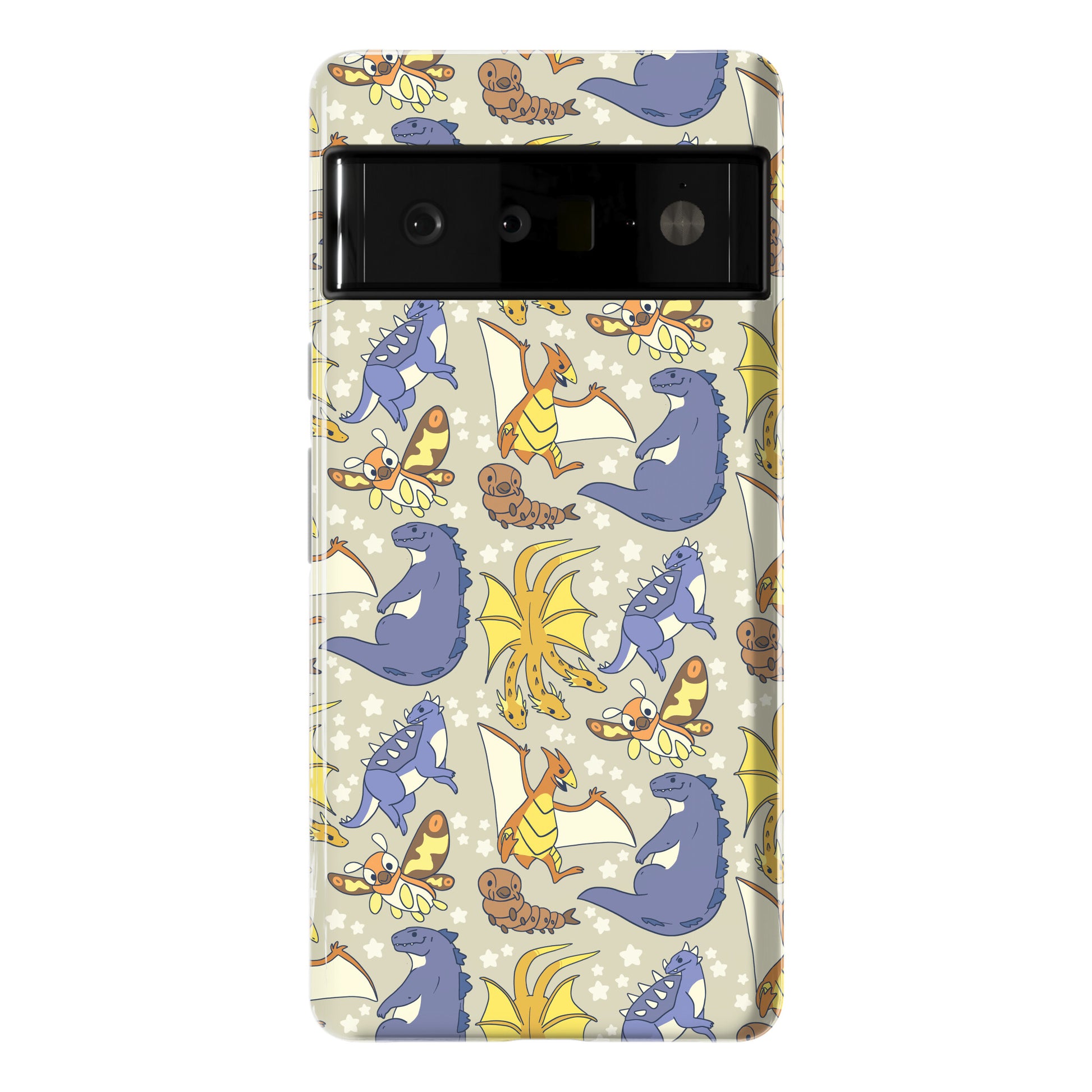 Godzilla and Friends Pattern Phone Case