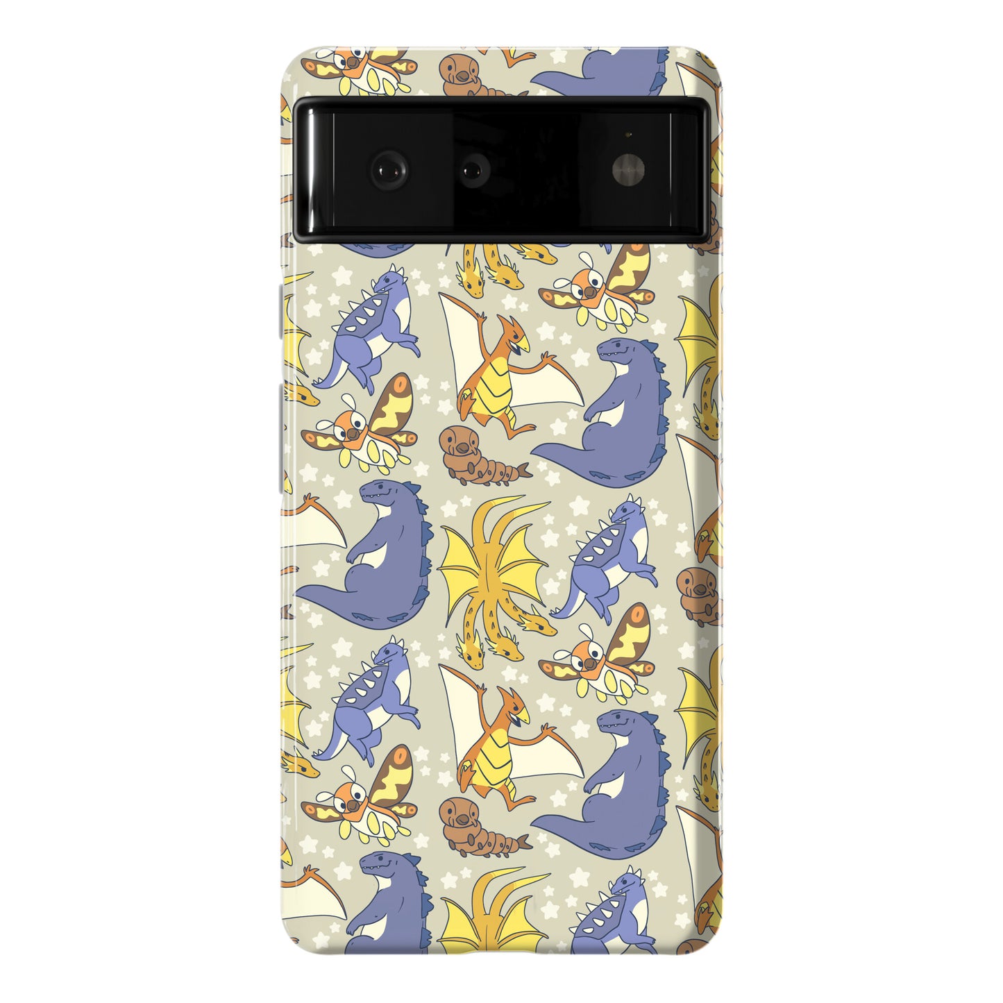 Godzilla and Friends Pattern Phone Case