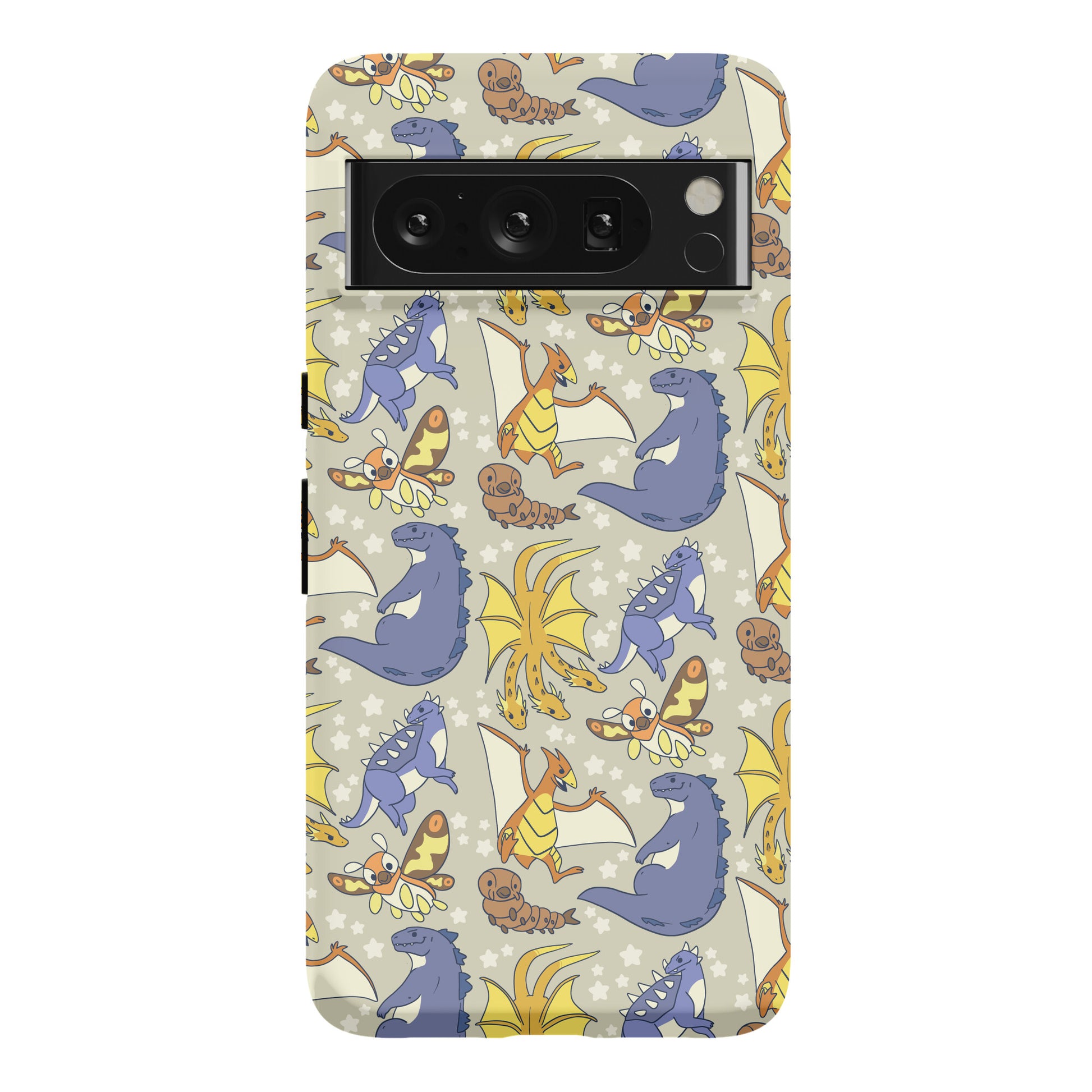 Godzilla and Friends Pattern Phone Case