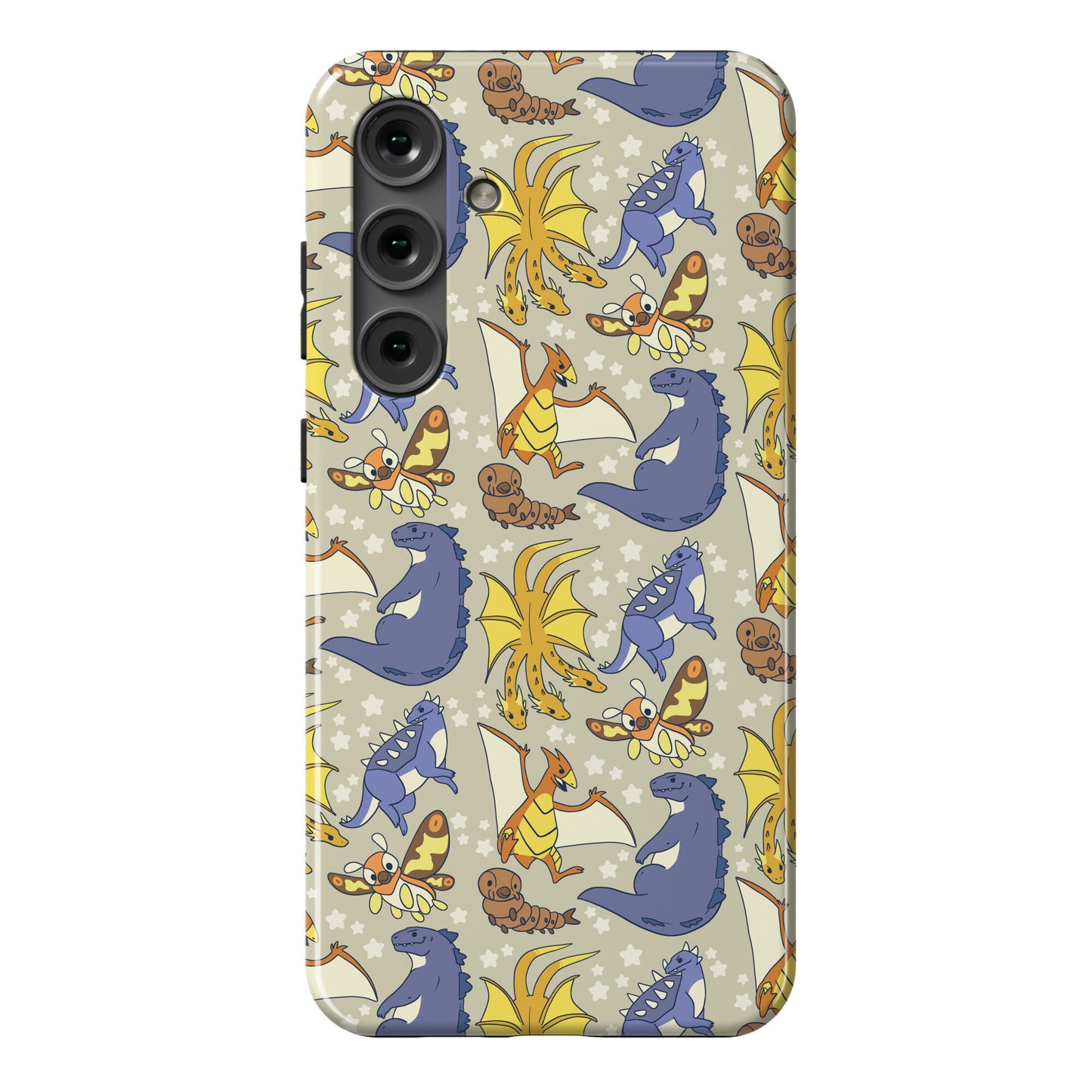 Godzilla and Friends Pattern Phone Case