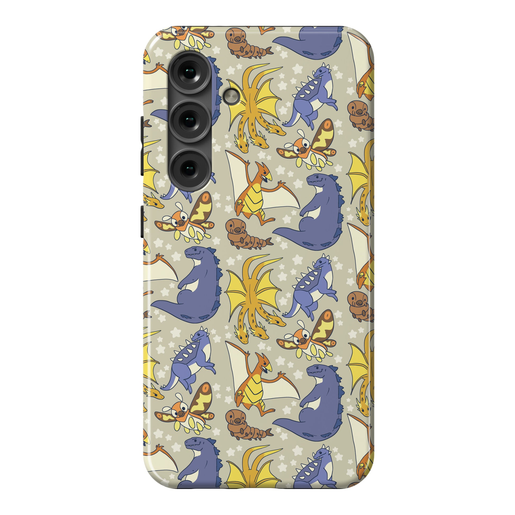Godzilla and Friends Pattern Phone Case