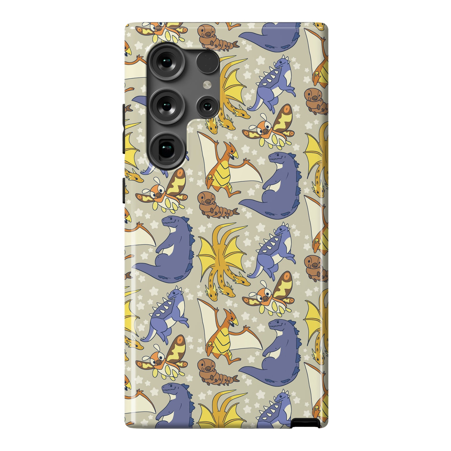 Godzilla and Friends Pattern Phone Case
