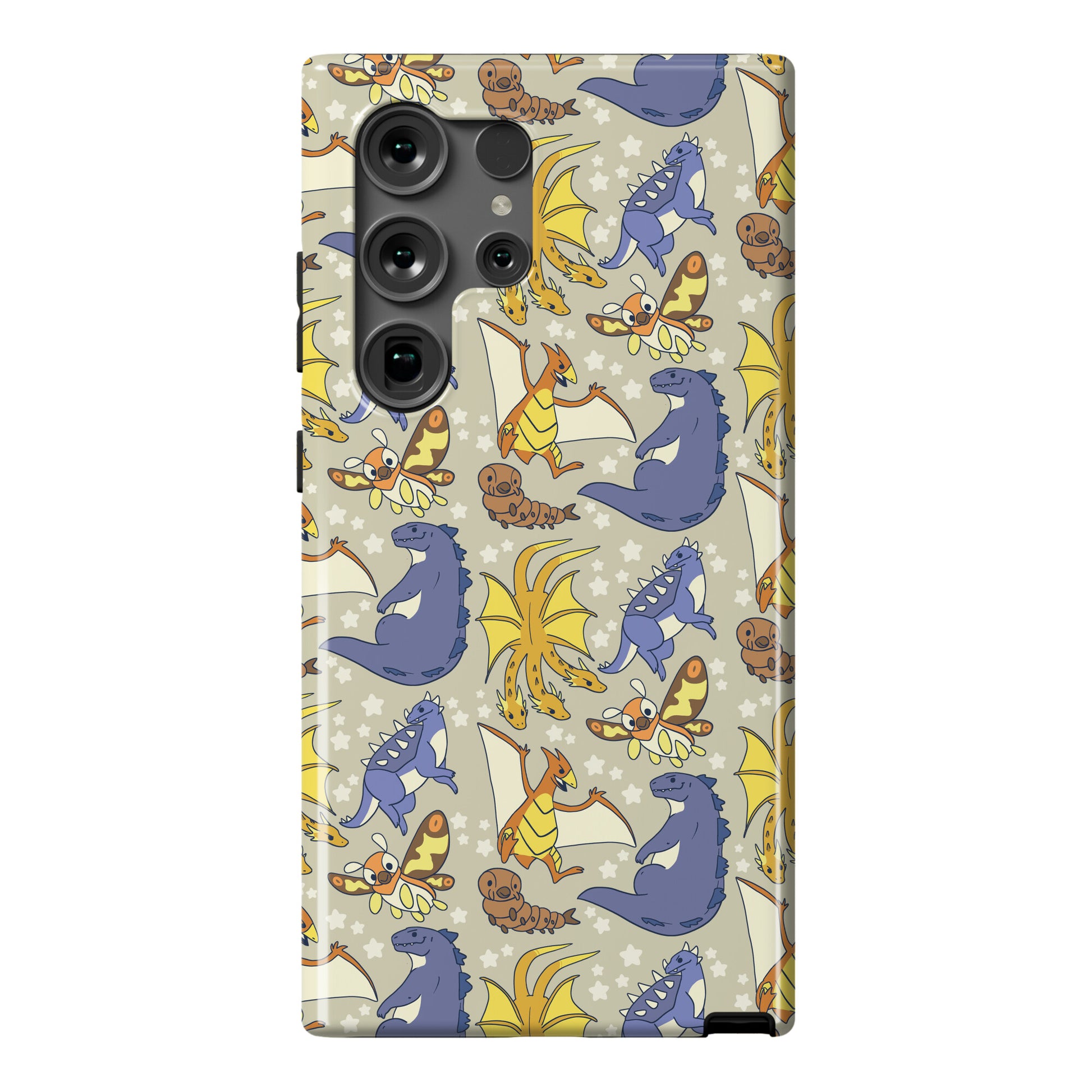 Godzilla and Friends Pattern Phone Case