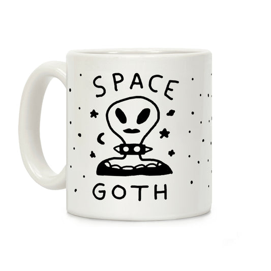 Space Goth Alien Coffee Mug